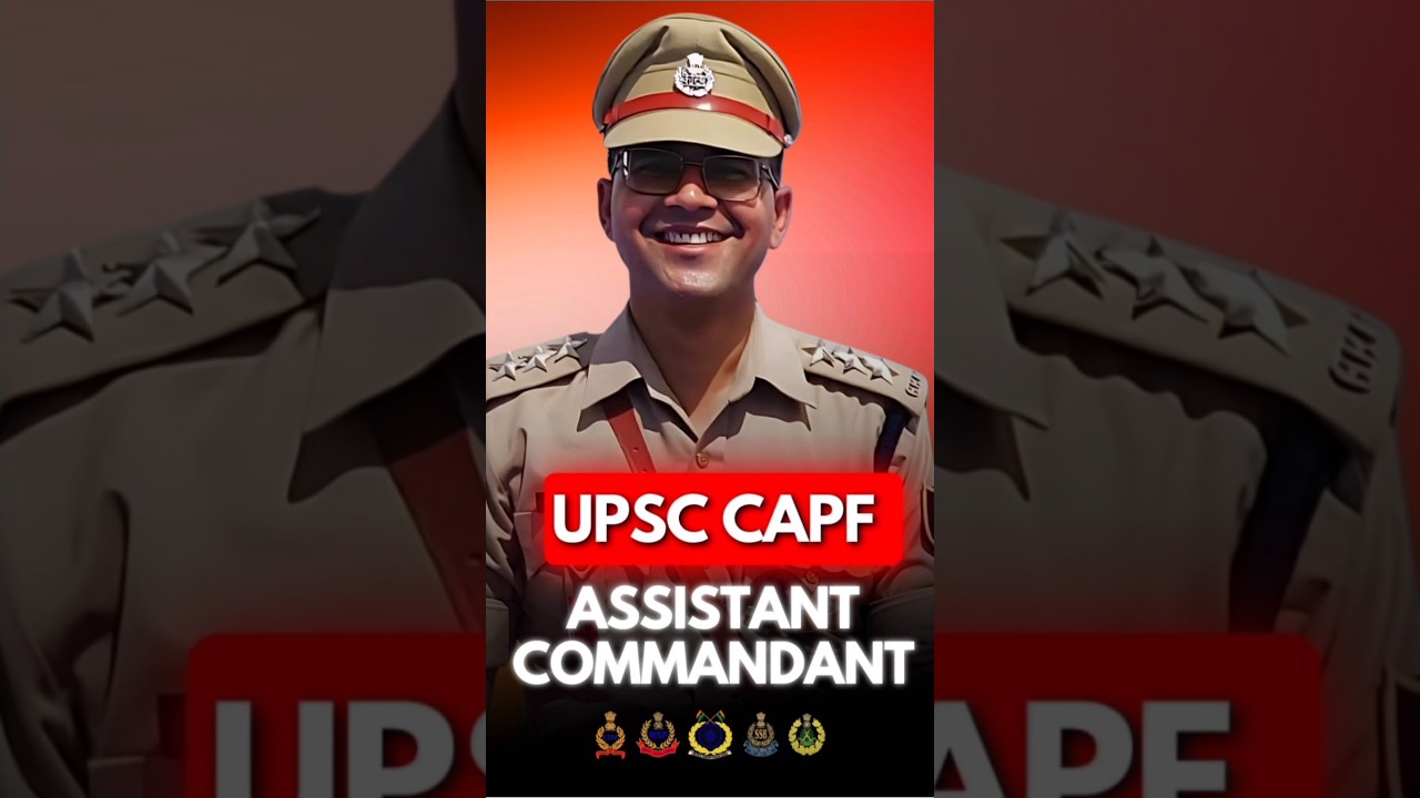CAPF AC 2026 Free Class | CAPF AC  Paper 1 | CAPF AC Best Coaching for online | Assistant Commandant
