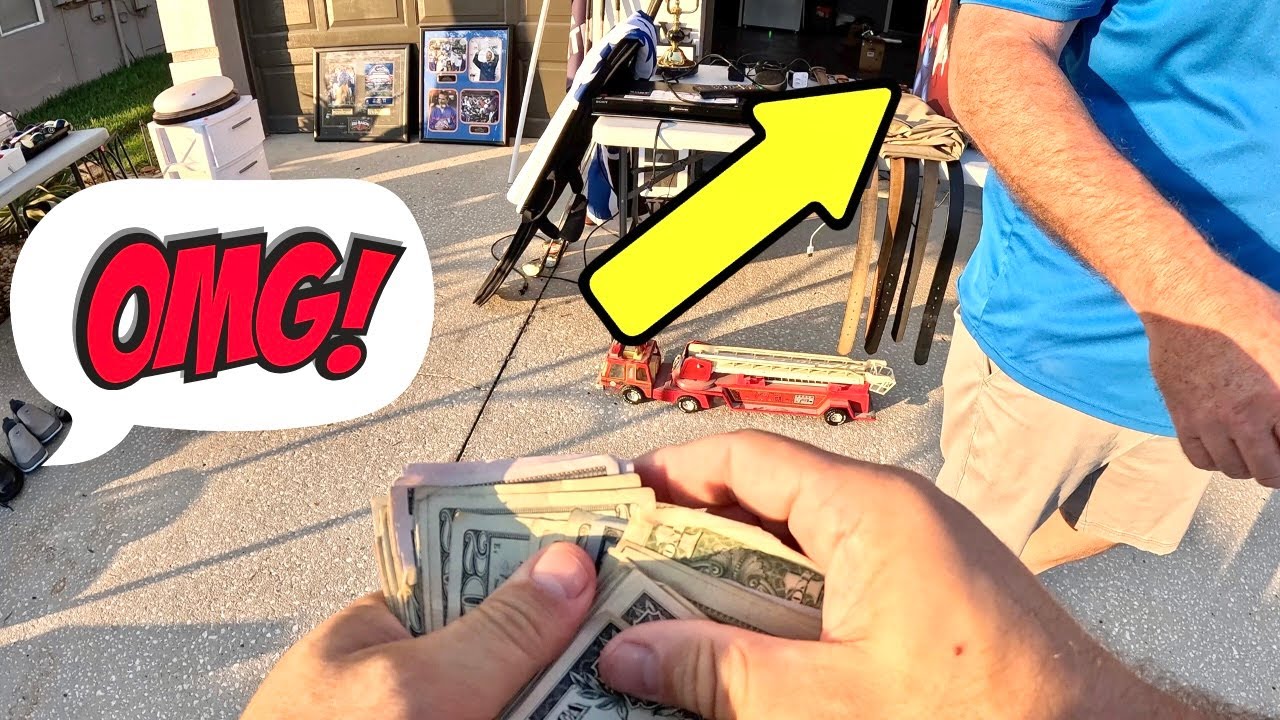 My Greatest Garage Sale Find EVER! - YouTube