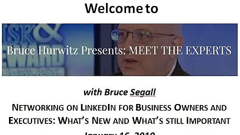 Bruce Hurwitz Presents: Meet the Experts with Bruc...