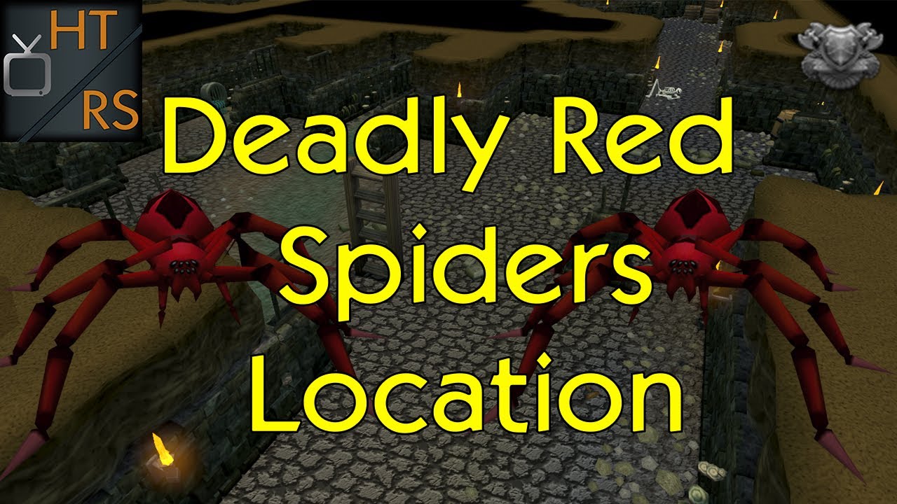 Runescape 3 Where To Find Deadly Red Spiders F2P + Tips YouTube