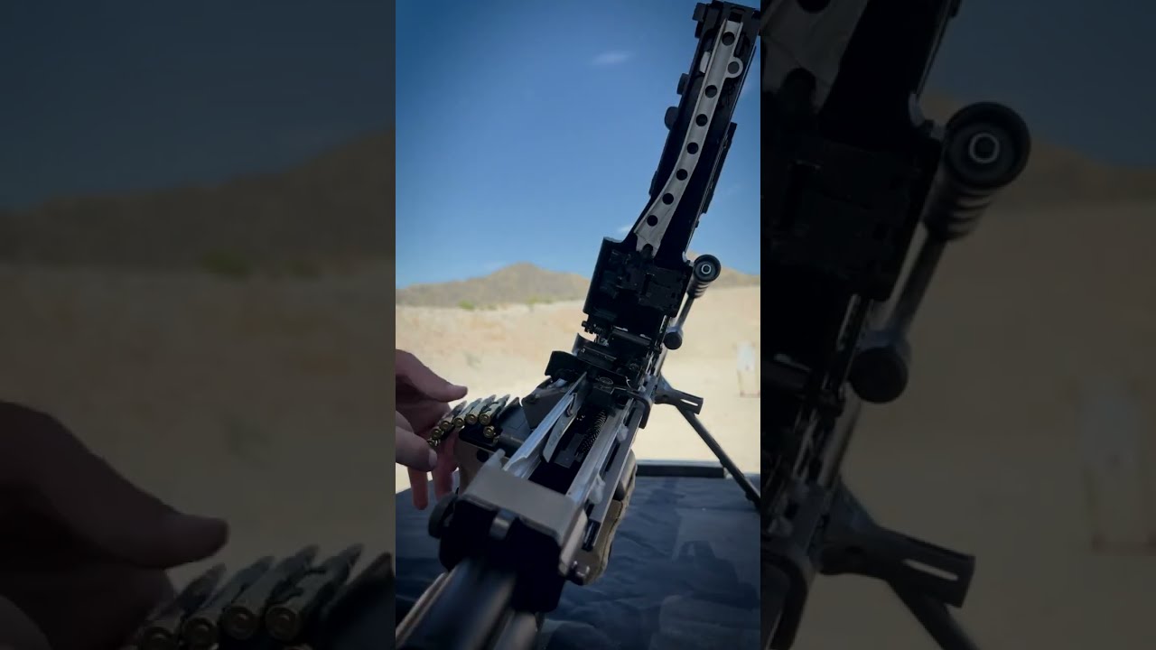 SAW M249 Machine Gun Machinegun Asmr