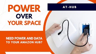 Amazon Echo Hub Powered and Data over One Ethernet Cable