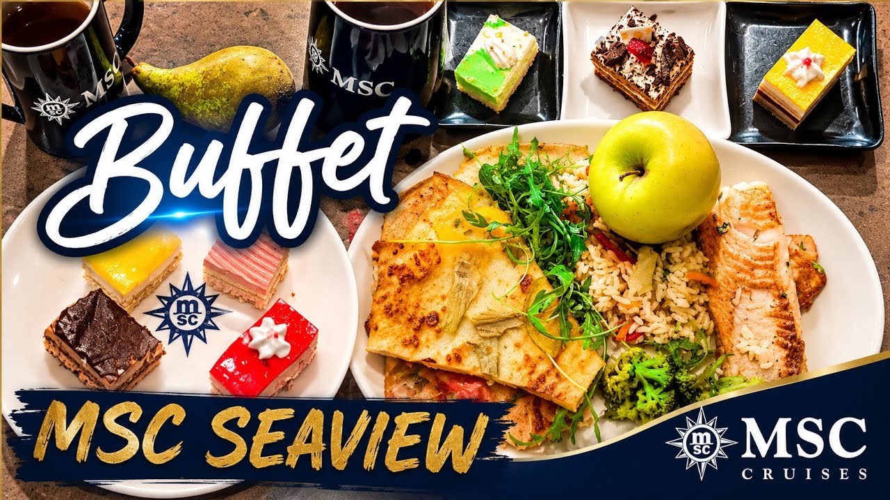 MSC SEAVIEW Buffet #buffet #msc #mscseaview #msccruises #food 