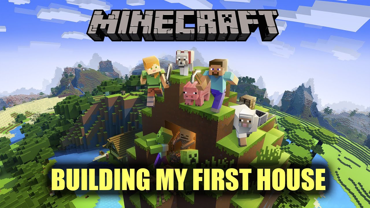 Building My First House | Minecraft | Episode 8 - YouTube