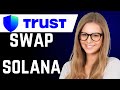 How to Swap Solana in Trust Wallet (super simple)