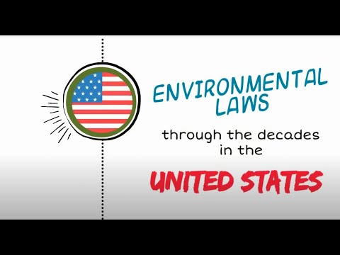 संयुक्त राज्य अमेरिका में दशकों से पर्यावरण कानून