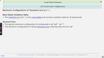 d and f Block Elements Theory Part 6 #SATHEE_ENGG #swayamprabha #engineeringexams