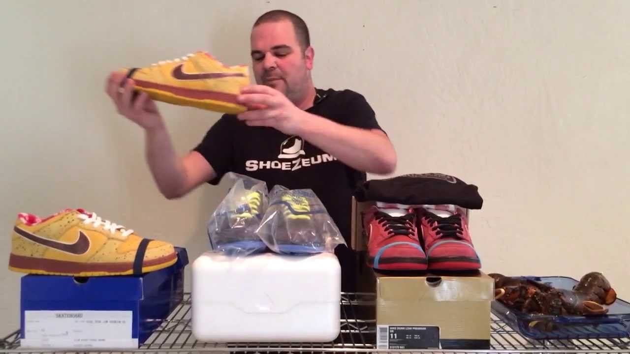 Concepts SB Lobster Dunks - YouTube