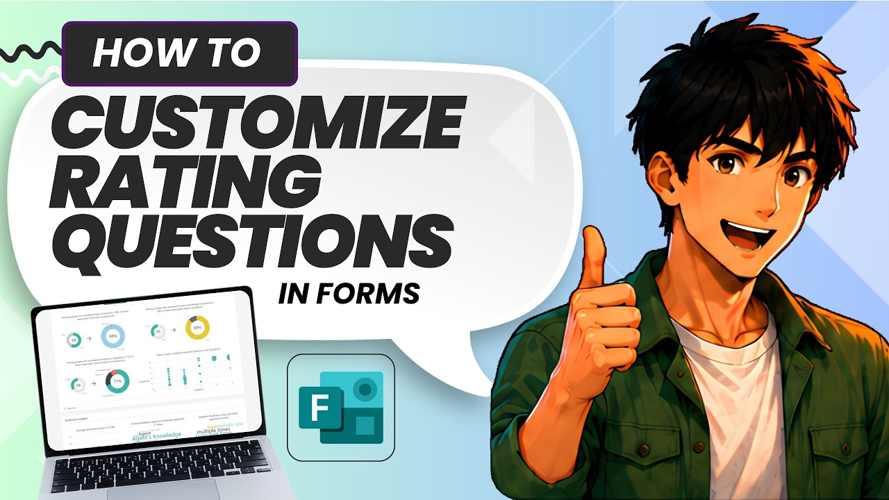 Microsoft Form Guide How To Customize Rating Questions In Microsoft Forms (Easy Guide) - YouTube