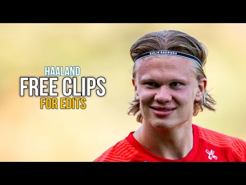 Erling Haaland - 4K Clips For Edits - Free Clips - Scene Pack, Skills And Goal - No Watermark 2024