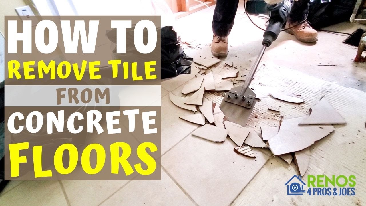 Remove Tile From A Concrete Floor