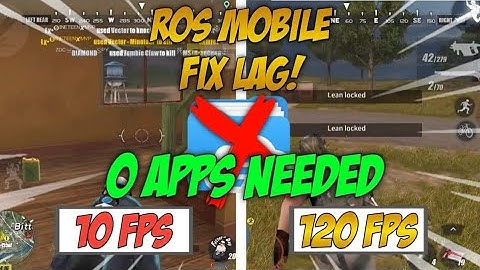 NEW ROS MOBILE FIX LAG 2020 | 100% LEGIT | NO APPS NEEDED (Rules Of Survival)
