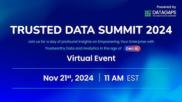 Trusted Data Summit 2024 | Gen AI-Powered Data Quality & Analytics Testing | Watch Full Video