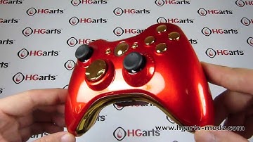 Candy IronMan Edition | XBOX360 Modded Controller | HG Arts Modz