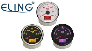Waterproof 85mm 3K 4K 6K 8K Tachometer Gauge for Car Truck Boat Yacht