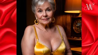 Choose Me | Natural Old Women Over 60 🌹 Attractively Dressed Сlassy  36