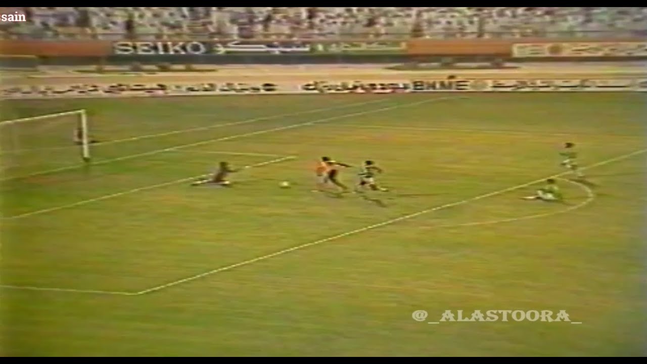 القادسية والعربي 1984 - بأول مباراة لسمير سعيد