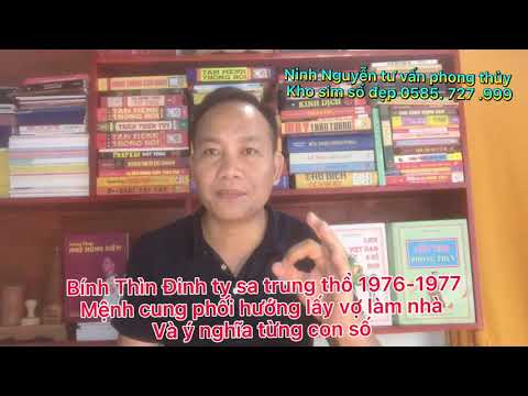 Video Bính Thìn Đinh tỵ sa trung thổ 1976-1977 mệnh cung... - youtube
