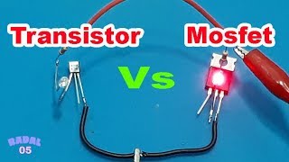 Transistor VS Mosfet ┃Apa itu transistor ┃Apa itu Mosfet┃experimet