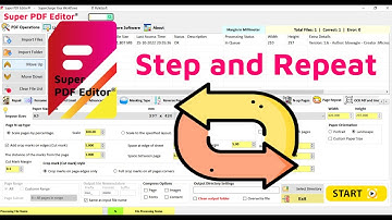 Step and Repeat, Repeat Pdf Pages, Repeat Page, Pdf Page Repeat | Super PDF Editor | Pulkitsoft
