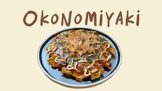 Okonomiyaki recipe - a simple and easy dish to learn!
