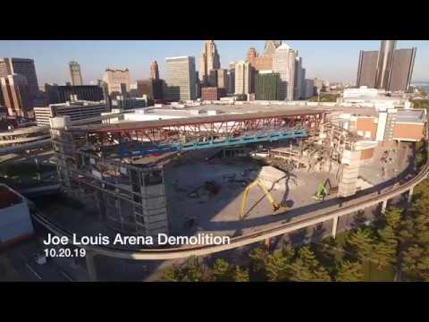 What Joe Louis Arena looks like now as demolition draws closer - The  Athletic