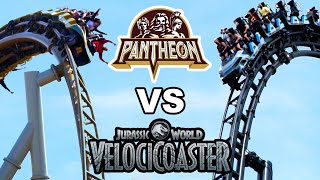 Pantheon vs. Velocicoaster  Which Intamin Multi Launch Has the Better Layout?