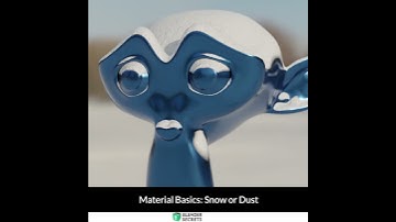 Daily Blender Secrets - Material basics: Snow and Dust