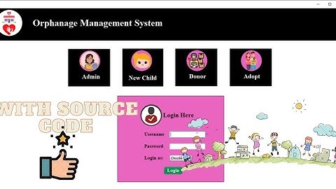simple java project using NetBeans, Mysql database | Orphanage Management System | 2021