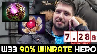 W33 is spamming this Hero — 90% Winrate in 3 Days 7.28 Dota 2