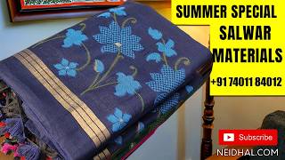 Latest Salwar Dress Material Designs | NEIDHAL.COM | WhatsApp +917401184012 | JUL 11#3815 screenshot 2