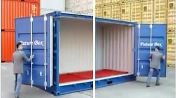 슬라이딩 오픈 사이드 컨테이너 - 측면오픈용 컨테이너