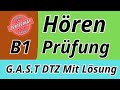 Hören B1 Prüfung G A S T DTZ 2025 Übungssatz Mit Lösungen Teil 1 4