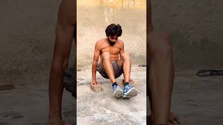 Desi Calisthenics on Bricks 🧱🔥 | Raw Strength by Mr Roygothwal #shorts