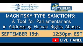 Event - Magnitsky-Type Sanctions: A Tool for Parliamentarians