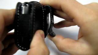 PDair Leather Case for LG KT520 h Pouch Type (Black)