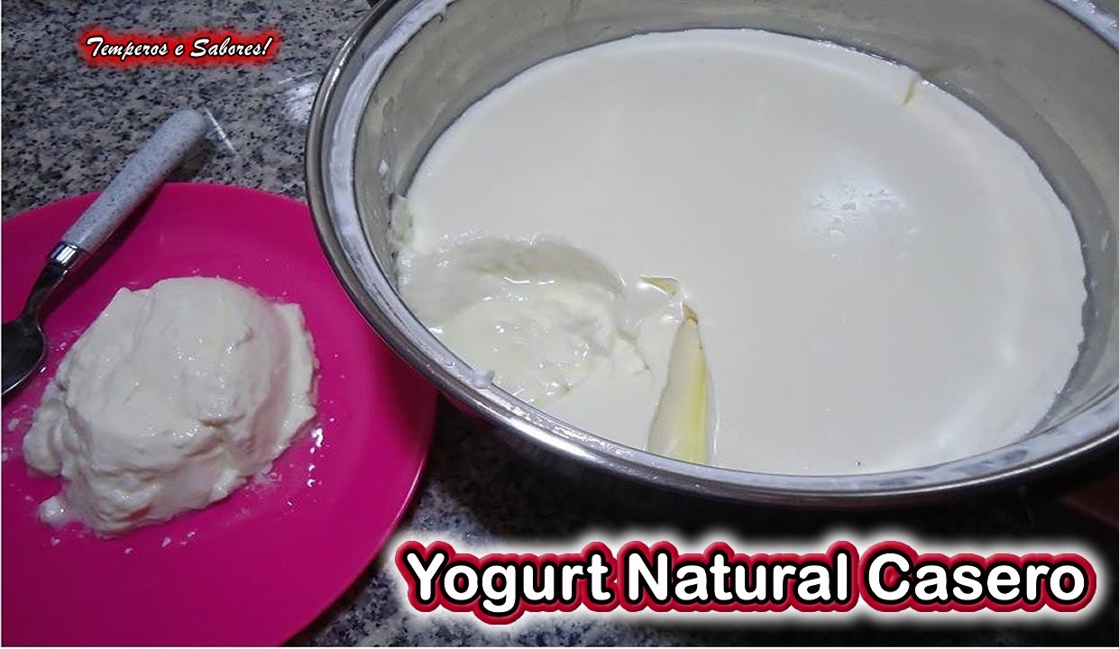 Yogurt natural casero receta super fácil - YouTube