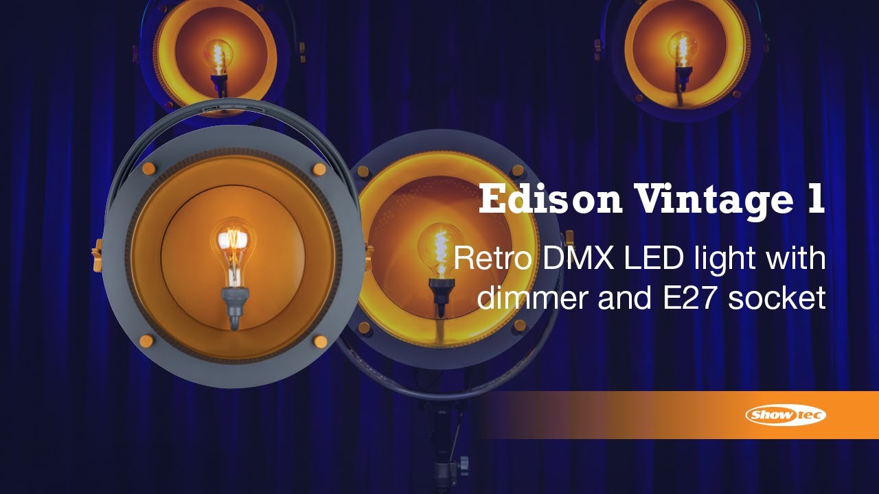Showtec - Edison Vintage V1. Product Code 43330
