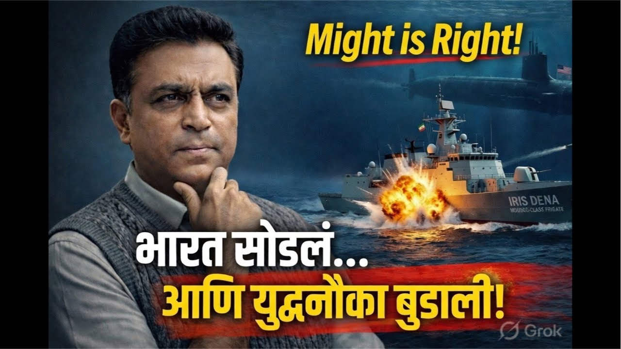 Iran युध्द नौक बुडाली! India नैतिक जबाबदारी ? 'सार्वभौमत्व' आणि 'नैतिक मूल्ये'! US चा धोका…
