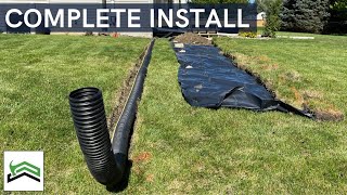 Downspout and Sump Pump Drain Pipe Extension