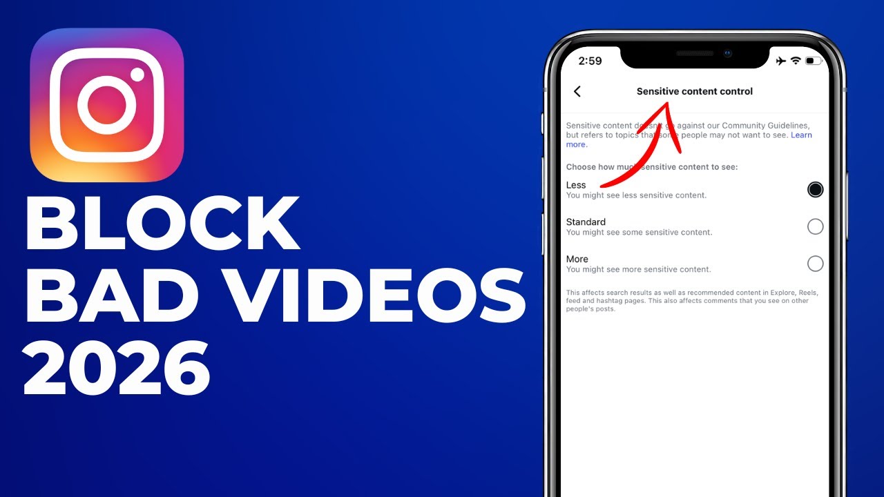 Блокировка нежелательных видео в Instagram в 2026 году – [Блокировка деликатного контента] Пошаго...