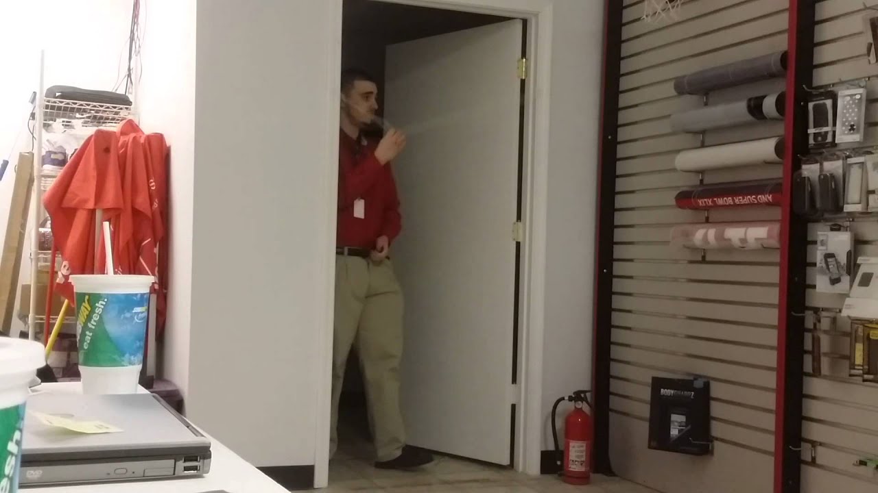 Packing tape on bathroom door prank YouTube