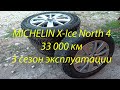 Отзыв о MICHELIN X-Ice North 4 после 33 000 км или 3 сезона эксплуатации