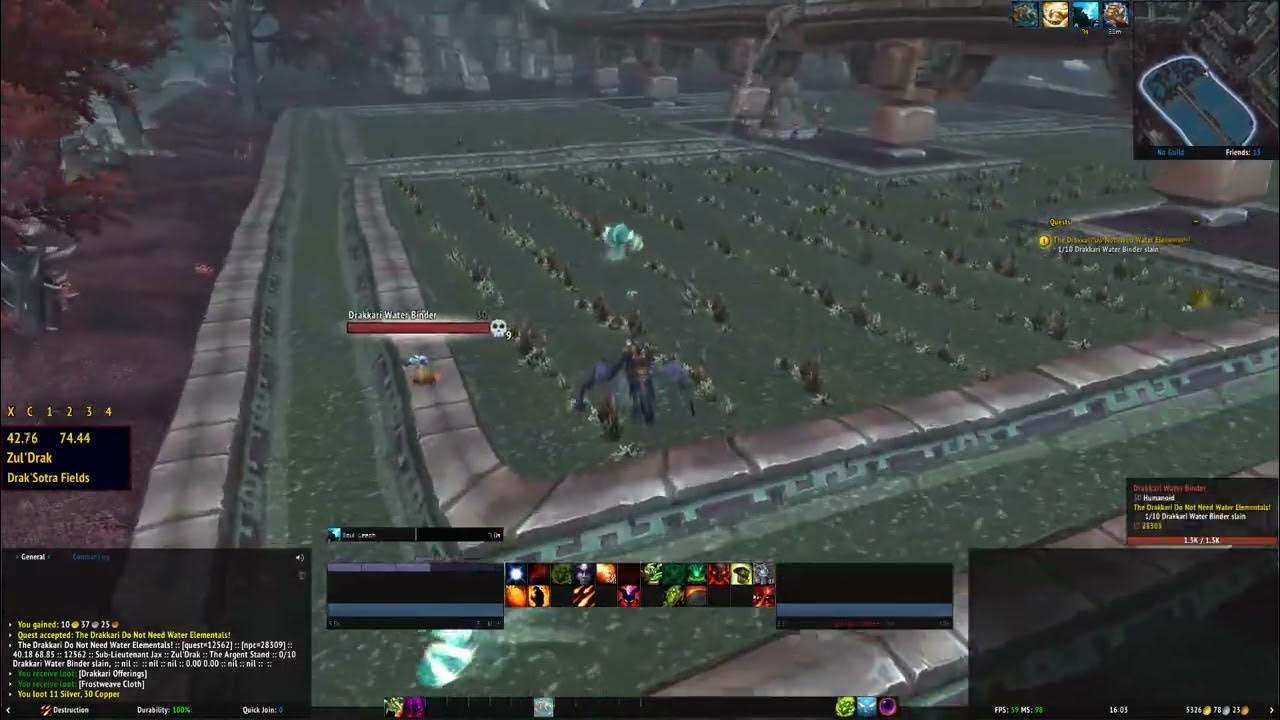 The Drakkari Do Not Need Water Elementals! WoW Quest YouTube