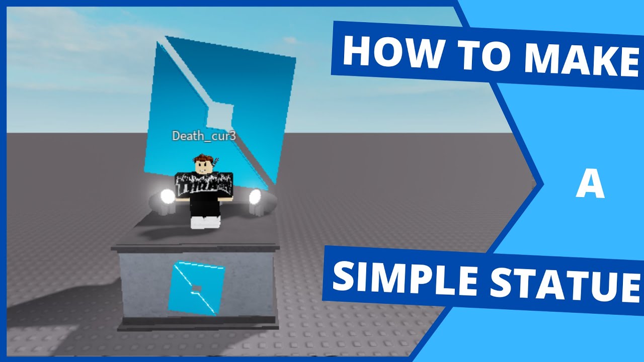How To Make A Simple Developer Statue In Roblox Studio Youtube - roblox studio developer