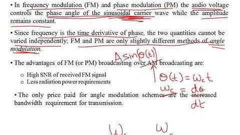 Frequency and Phase Modulation part 1