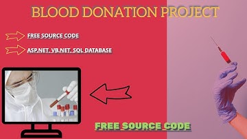 Online blood bank in ASP.Net | asp.net tutorial for beginners |blood bank management system project