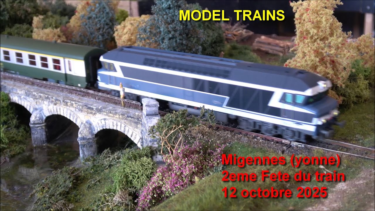 MODEL TRAIN / MIGENNES / FRANCE / FETE DU TRAIN / 12 OCT 2025