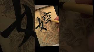 婉若游龙～ #书法 #赵孟頫 #毛笔字 #写字是一种生活 #dou来秀书法