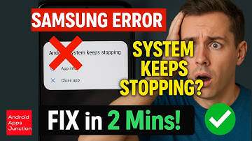 Fix Android System Keeps Stopping on Samsung Error Message — Simple Trick That Works!" S24/S24 Ultra